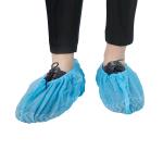 Non Woven Plastic Pp Pe Blue Protection Shoe Covers Cpe Waterproof Medical Anti