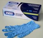 Blue Nitrile Examination Gloves , CE ISO FDA Certification Sterile Surgical