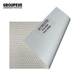 China Blackout Curtain Fabric Roman Blinds Jacquard Roller Shade Fabric Textured factory