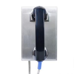 China Wall Mounting Armored Cord IP65 SUS304 SIP Jail Telephone factory