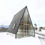 Outside Quick Concrete Tiny Log Cabin Kits Prefabricated Steel Ferro Cement