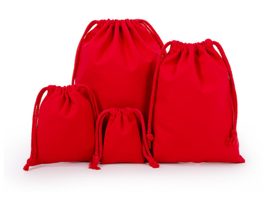 Dust Custom Muslin Drawstring Bags Bulk 7x10cm