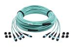 OM3 12/24/48 Core MTP MPO Fiber Cable 5M Length SM Bend Insenstive