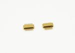 Diameter 0.45mm 7 Pins Hermetic DC Multi Pin Header Connector Gold Wire Bonding