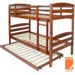 modern bunk bed pine wood