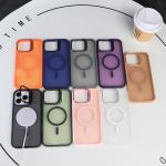 Metal Camera Stand Magsafe Phone Case 12FT Shockpoof For IPhone 15 16 Pro Max