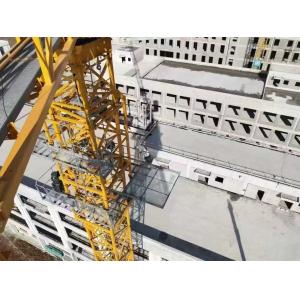Top classic tower crane (6515-10) and construction project crane