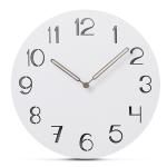 Arabic Numerals Nordic Modern Wall Clock Wooden Living Room Decoration Wall