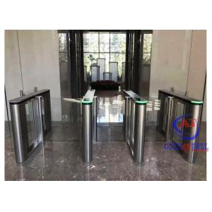 China Portable Swing Barrier Gate Facial Recognition QR Code RFID Access Control System on sale