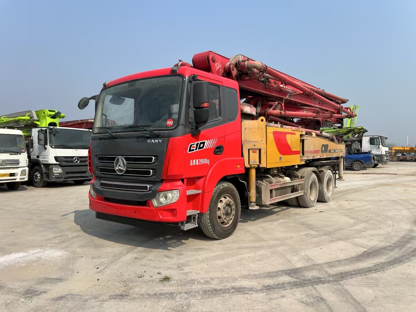 2021 Sany Heavy Industry concrete pump truck 43 meters, short boom and flexible construction