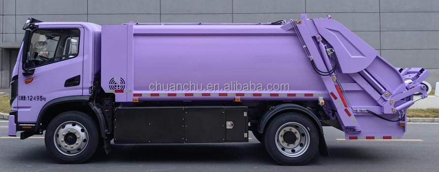 Pure Electric 8-Square Compression Garbage Truck for Environmentally-Friendly Waste Management