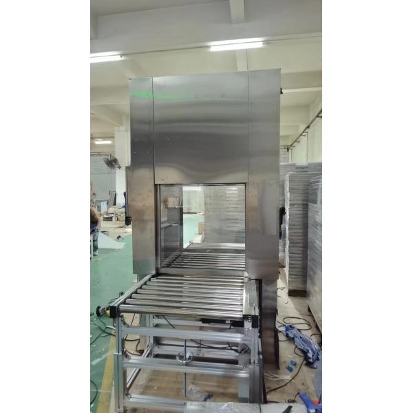 China PLC Clean Room Decontamination Pass Chamber With Conveyor Line For Material Transfer factory
