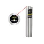 304 Stainless Steel Drop Card Collector Wire Drawing Cylinder For Visitor