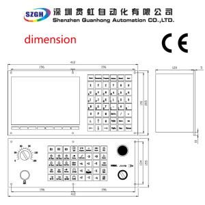 1Um precision 5MHz Output 2 axis cnc machine controller 2ms interpolation cycle