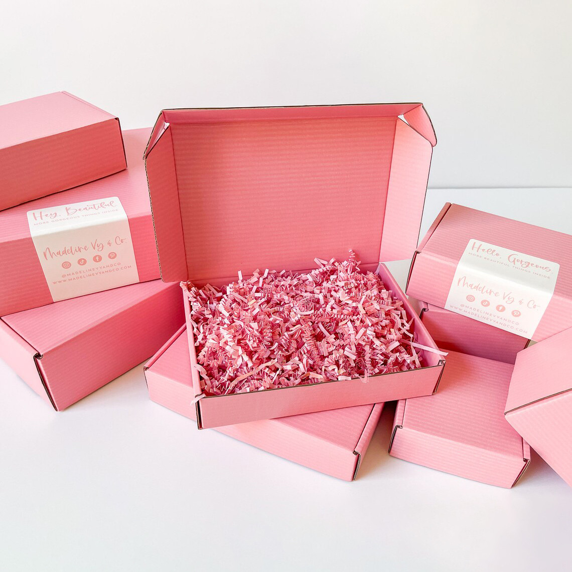 Shipping Coloured Cardboard Boxes Cosmetic Corrugated Packaging Mailer Box