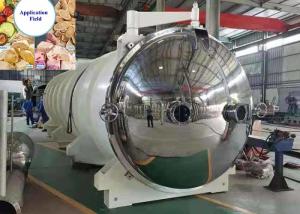 China 1000Kg Food Fruit Vacuum Freeze Drying Machine Within 133pa factory