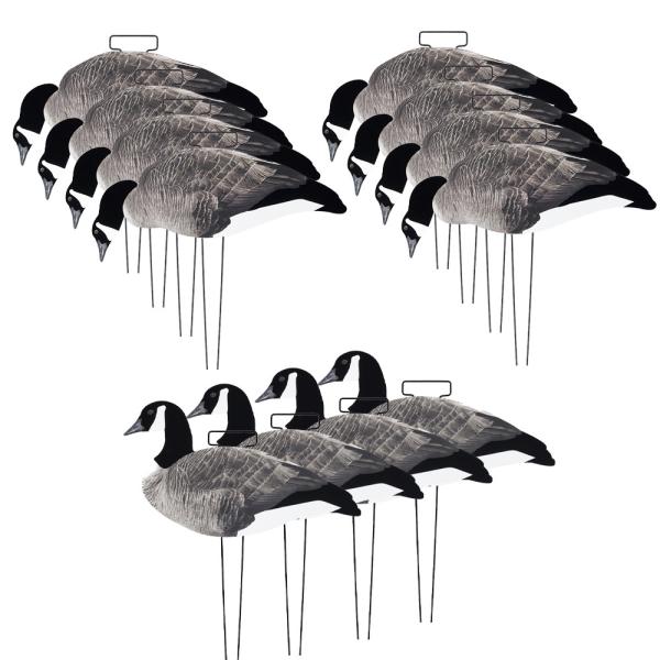 Lightweight 3D Lifelike Hunting Decoy Silhouett Canada Goose with Flocked Head