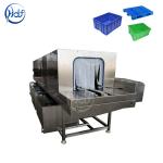 Turnover Basket Washing Machine , Fruit And Vegetable Plastic Crate Washing