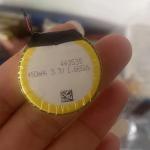 Factory 453535 443535 Round Lipo Battery Small 450mAh 3.7v Lithium Battery
