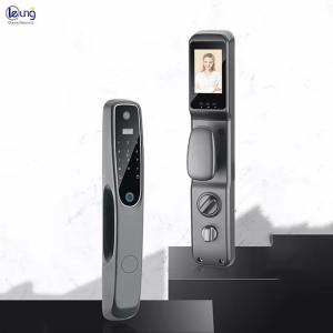 China Fingerprint Wifi Door Lock With Camera Aluminum Alloy Video Door Lock factory