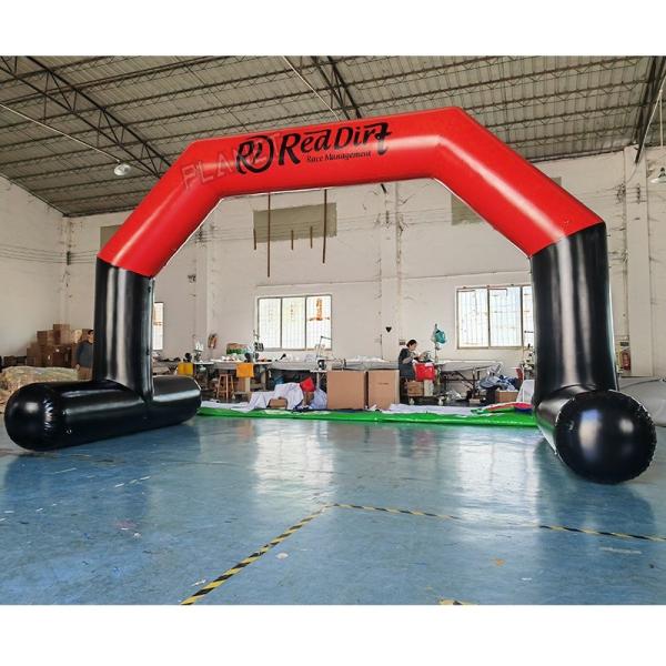 Commercial Airtight Inflatable Finish Line Arch Inflatable Balloon Arches PVC