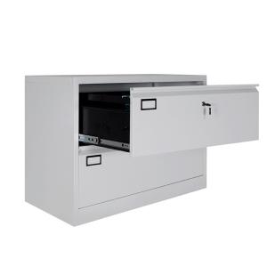 China 2 Wide Drawer Lateral Hanging File Cabinet Steel Office Furniture factory