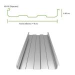 KR18 Standing Seam Roll Forming Machine Calibre 26 Color Coated 10m / Min