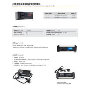 Big Digital LCD Screen Reptile Temperature controller with probe and socket plug