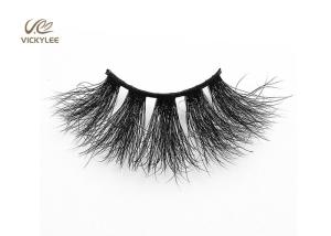 China Multi layered 24MM Mink 5D Lashes For Make Up factory
