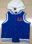 Apparel ladies fleece vests stocklots(knitting wear)