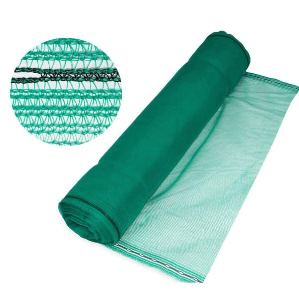 Heavy Duty Construction Safety Netting , Safety Barrier Netting Black Color 3*50