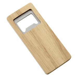 China Bamboo Square Metal Bottle Opener - Eco Friendly And Stylish factory