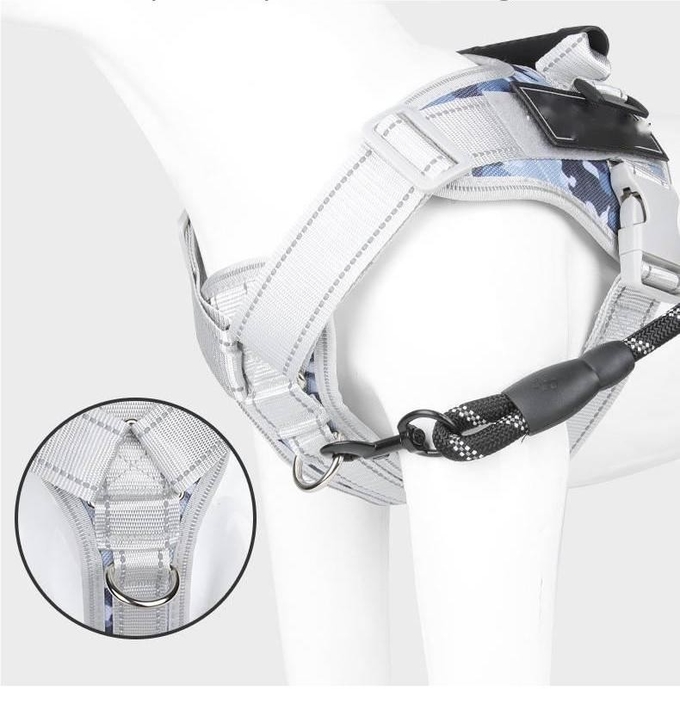 Pet Safety Harness Leash Easy To Clean Adjustable Buckle For Dogs