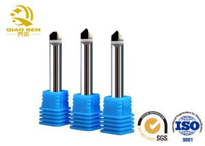China Carbide 8mm Shank Diameter Pcd End Mills Acrylic / Aluminum Polish factory