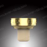 White Polymer Stopper Lid For Wine Liquor Glass Bottle Cap