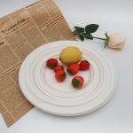 9 Inch Eco Biodegradable Bagasse Tableware 10in Round Sugarcane Waste Plates