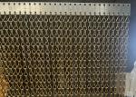 Aluminum Mesh Double Hook Chain Fly Metal Mesh Curtain For Restaurant