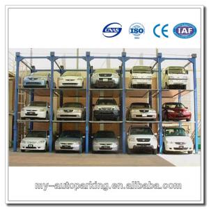 China On Sale! 4 Post 4 Floors Vertical Parking Car Stack Parking System 3-5 Level Parking Lift factory