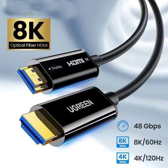 62.5/125μm Fiber Diameter HDMI Fiber Optic Cable for HDCP 2.2 Compatibility Deep