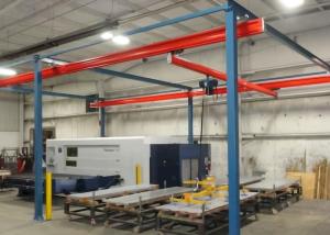 China 1000kgs To 3200kgs KBK Rail Crane System Suspension Modular Light Crane factory