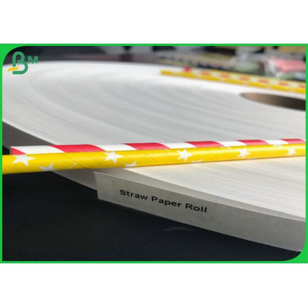 Large Size Printed 60g 120g Straw Food Grade Paper Roll for paper straws