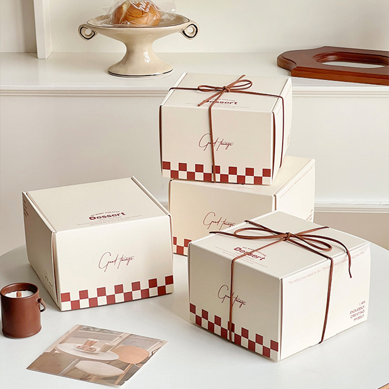 China Thickened White Packaging Paper Box Cardboard Collapsible Cardboard Box 10cm factory