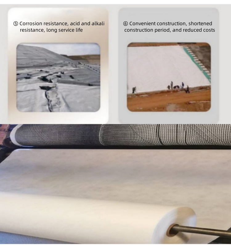 7mm HDPE Composite Drainage Network for Landfill Sites Easy to Install and Maintain