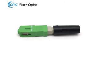 China SC Field Assembly Fiber Patch Cord Connectors Round Shape For 0.9mm 3mm Drop Cable factory