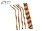 No Scratches Stainless Steel Bent Or Straight Drinking Straws Easy Cleaning