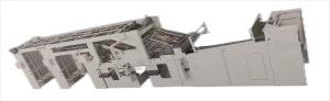 China Cardboard 3 Ply Paper Laminating Machine 220V / 380V 32KW 16sqm Cable factory