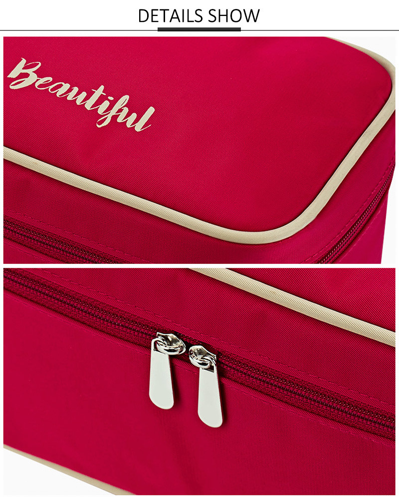Foldable Portable Travel Multi-Function Eco Friendly Waterproof Wash Bag Women