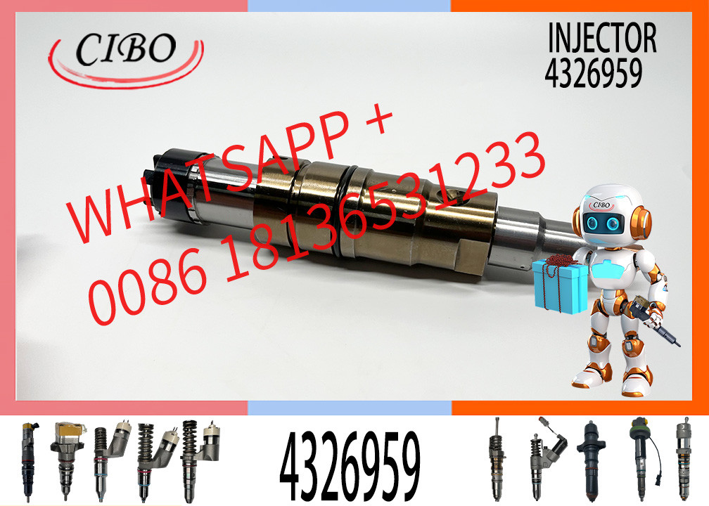 BDHCD Factory Price 4326959 Auto Parts 2872544 2872405 2894920 Diesel Fuel Injector 4326959 for Cummins Scania XPI Injector