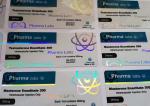 Hologram Medication Label Stickers For Injection Vial vial 10ml Bottles