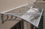 1200mm Length Window Balcony Awning with Clear Plastic and Easy Installation
